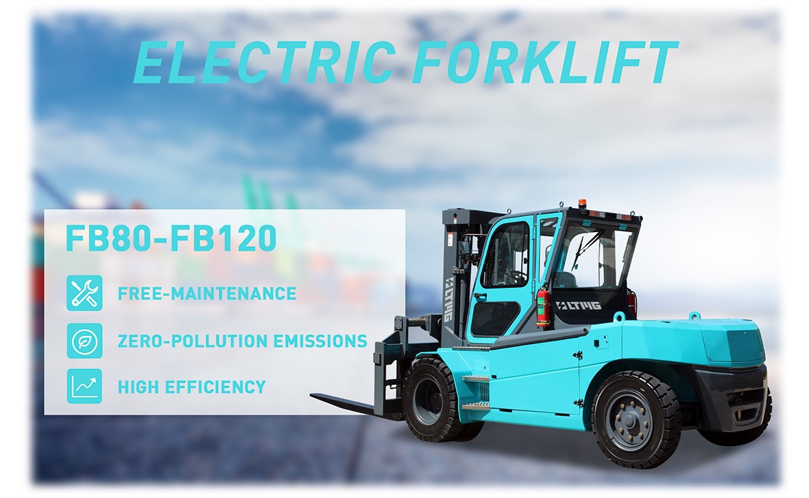image of electric warehouse forklift
